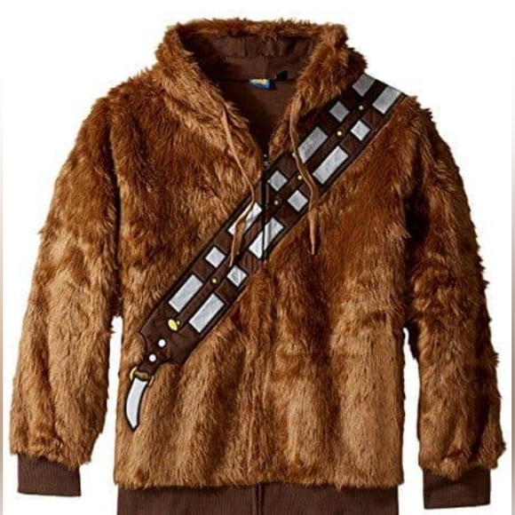 Chewbacca Wookie Furry Hoodie Size M - Picture 1 of 3